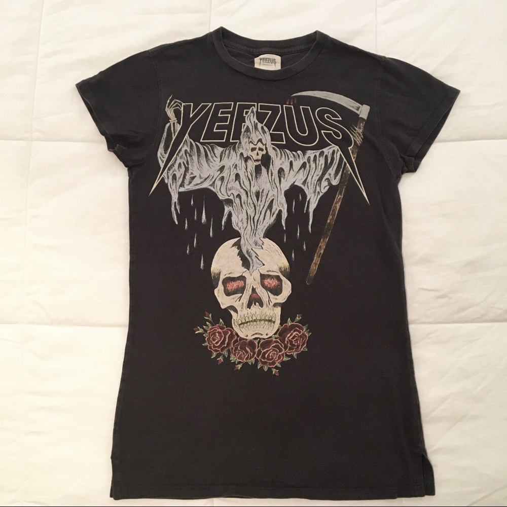 Yeezus Tour Merchandise Long Graphic Tee Size S